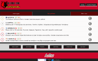Скриншот сайта aufstat.ru