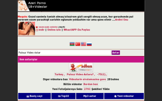 Скриншот сайта azeriseks.xyz