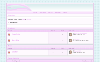 Скриншот сайта girls.forum2.net