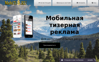 Скриншот сайта mobitiz.ru