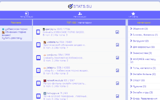 Скриншот сайта stats.su