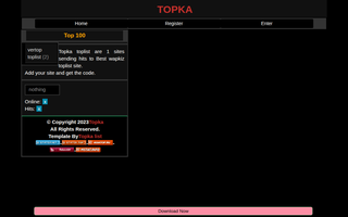 Скриншот сайта topka.4mel.com