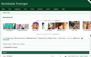Скриншот сайта ww.forenger.com