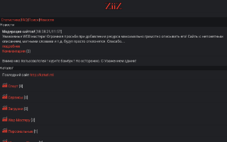Скриншот сайта ziiz.pp.ua